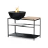 Höfats FIRE KITCHEN med BOWL 70 Plancha grillset