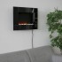 Raasay Väggmonterad Elkamin i svart - Modern och stilren elektrisk kamin