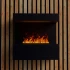 ScandiFlames Electric Late - Svart Väggmonterad Opti-myst öppen spis