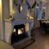 ScandiFlames Nashville - Fristående bioetanolspis i vedeldesign med svart finish