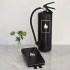 Nordic Flame Svart Brandsläckare Klassisk 6 kg