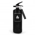 Nordic Flame Svart Brandsläckare Klassisk 2 kg