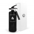 Nordic Flame Svart Brandsläckare Klassisk 2 kg