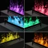 Planika Fires Cool Flame 1000 Room-divider hybridkamin för inbyggnad 