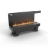 Planika Fires Cool Flame 1000 Three-sided hybridkamin för inbyggnad