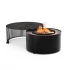 Planika Pivot Terrassebord med inbyggd gasbrännare i Dekton-marmorfinish