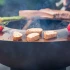 Onyx Ø80 bålfad med grill og brændeopbevaring