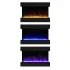 ScandiFlames Electric Feroza 101 cm - Vägghängd Elkamin 