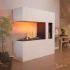 Schiller Pocket Opti-myst kamin - Vit