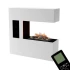 Schiller Pocket Opti-myst kamin - Vit