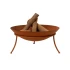 Eldfat i corten