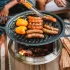 Bonfire Gjutjärnsgrillpanna  + HUB  - Utrustning för utomhuskök i rostfritt stål och gjutjärn 