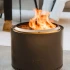 Bonfire + Stand 2.0 Rökfri eldstad i askfärg, för utomhusbruk