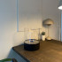 Cylinderformad bordskamin i svart Southwark