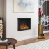 PowerFlame eldstadsinsats med slimmad design 15 cm djup för infälld installation