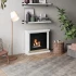Skagen Bioetanol Eldstad Mantel i Vit