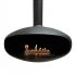 THE ICONIC - Ø: 90 cm Takmonterad svart etanolkamin från Icon Fires