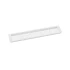 Vit ventilationsgaller - 50x10 cm med en ventilationsarea på 214 cm²