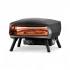 Witt ETNA Rotante Control 16" gasolpizzaugn i matt svart med digital display, på vit bakgrund