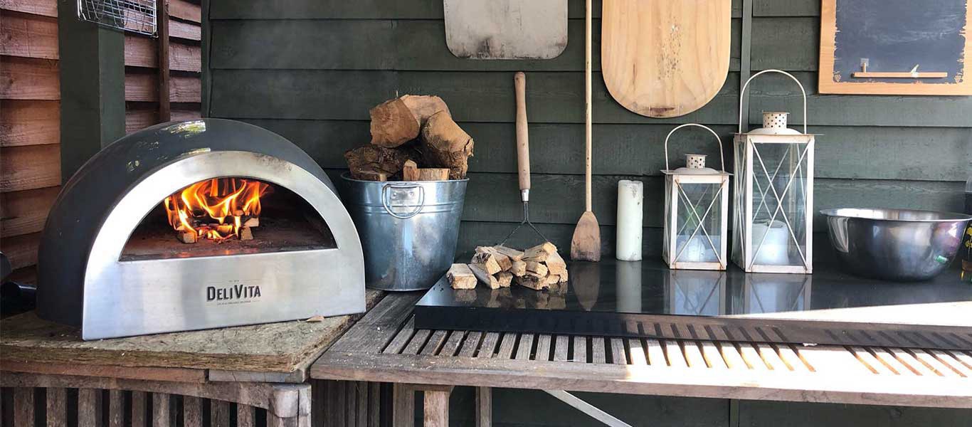 DeliVita outdoor wood pizza ovens